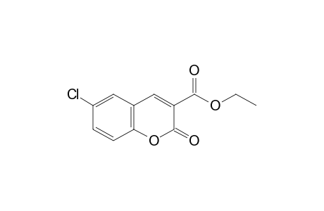 6-chloro-2-oxo-2H-1-benzopyran-3-carboxylic acid, ethyl ester