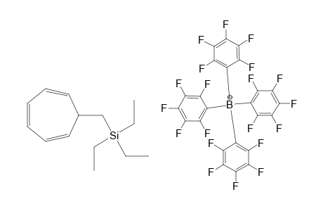 TRIETHYLSILYLMETHYLTROPILIUM-TETRAKIS-(PENTAFLUOROBENZENE)-BORATE