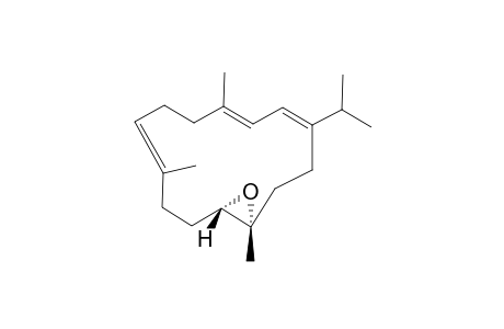 (1S,4E,8E,10E,14S)-11-isopropyl-4,8,14-trimethyl-15-oxabicyclo[12.1.0]pentadeca-4,8,10-triene