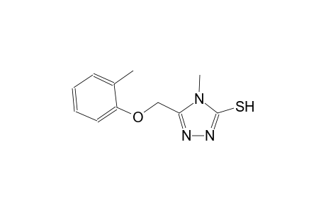 4-methyl-5-[(2-methylphenoxy)methyl]-4H-1,2,4-triazol-3-yl hydrosulfide
