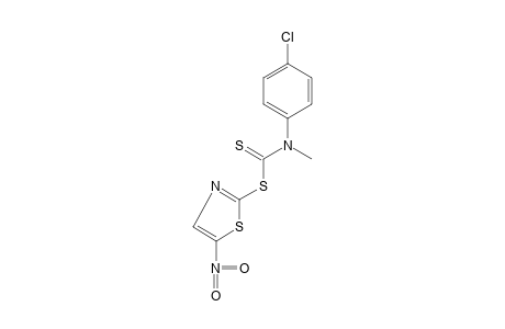 p-chloro-N-methyldithiocarbanilic acid, 5-nitro-2-thiazolyl ester