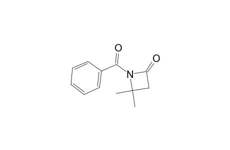 2-Azetidinone, 1-benzoyl-4,4-dimethyl-