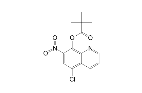 5-Chloro-7-nitro-8-hydroxyquinoline, trimethylacetate