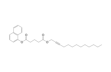 Glutaric acid, tridec-2-yn-1-yl 1-naphthyl ester