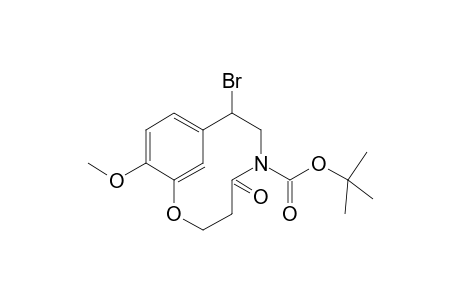 1-Bromo-9-methoxy-3-(butoxycarbonyl)-4-oxo-7-oxa-4-azabicyclo[7.3.1( 8,12)]trideca-8,10,12(13)-triene