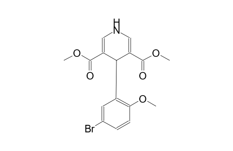 Pyridine-3,5-dicarboxylic acid, 1,4-dihydro-4-(5-bromo-2-methoxyphenyl)-, dimethyl ester