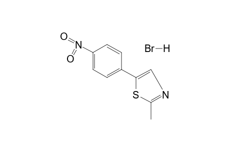 2-methyl-5-(p-nitrophenyl)thiazole, monohydrobromide