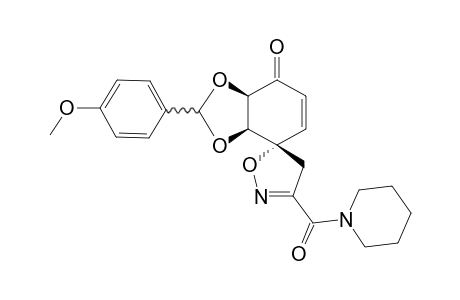 (3'aR,5S,7'aS)-2'-(4-methoxyphenyl)-3-(piperidine-1-carbonyl)spiro[2-isoxazoline-5,7'-3a,7a-dihydro-1,3-benzodioxole]-4'-one