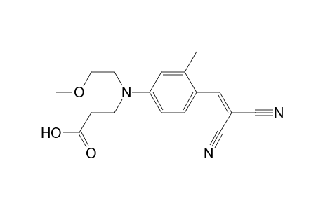 N-(2-Carboxyethyl)-N-(2-methoxyethyl)-3-methyl-4-(2,2-dicyanovinyl)-aniline