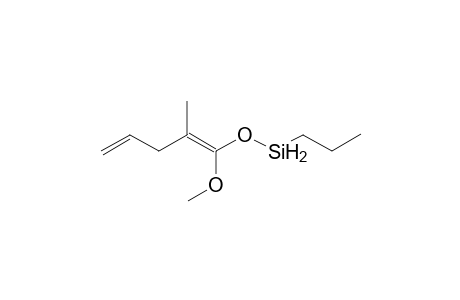 1-Methoxy-1-propylsilyloxy-2-methylpenta-1,4-diene