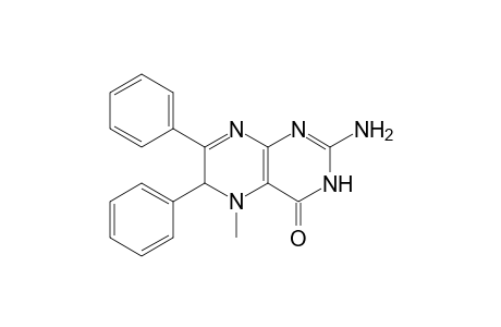 4(3H)-Pteridinone, 2-amino-5,6-dihydro-5-methyl-6,7-diphenyl-