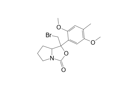1-(BROMOMETHYL)-TETRAHYDRO-1-(2,5-DIMETHOXY-4-METHYL-PHENYL)-1H,3H-PYRROLO-[1.2-C]-OXAZOL-3-ONE