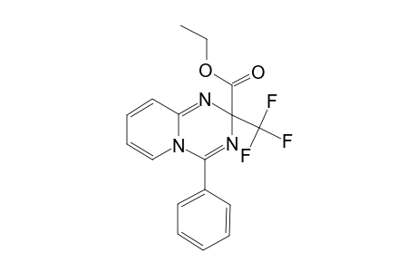 2H-Pyrido[1,2-a][1,3,5]triazine-2-carboxylic acid, 4-phenyl-2-trifluoromethyl-, ethyl ester