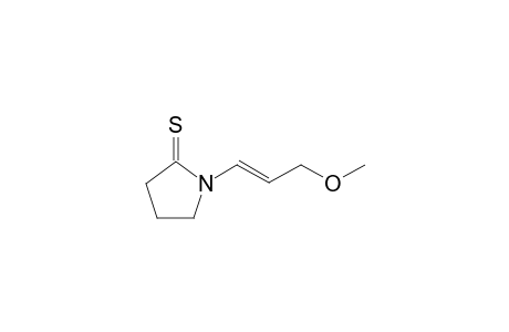 N-[(E)-3-Methoxy-propenyl]pyrrolidine-2-thione