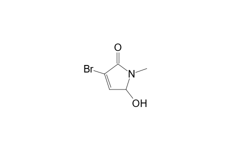 3-Bromo-1-methyl-5-hydroxy-1H-pyrrole-2(5H)-one