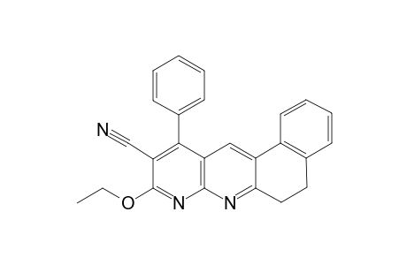 10-Cyano-9-ethoxy-11-phenyl-5,6-dihydroanthra[2,1-b]-1,8-naphthyridine