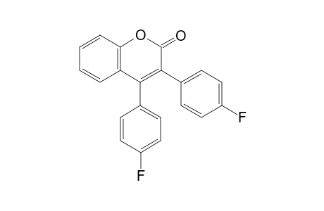 3,4-Bis(4-fluorophenyl)-2H-chromen-2-one