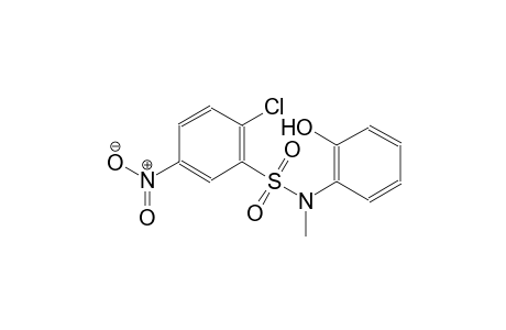 benzenesulfonamide, 2-chloro-N-(2-hydroxyphenyl)-N-methyl-5-nitro-