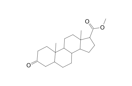 10,13-dimethyl-3-oxo-1,2,4,5,6,7,8,9,11,12,14,15,16,17-tetradecahydrocyclopenta[a]phenanthrene-17-carboxylic acid methyl ester