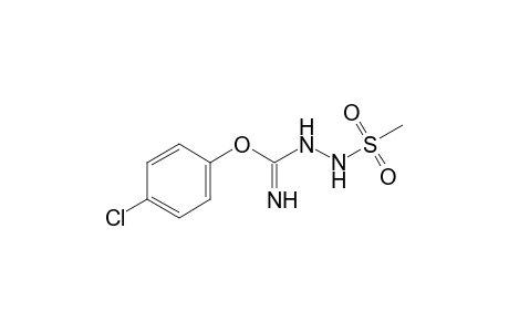3-(methylsulfonyl)carbazimidic acid, p-chlorophenyl ester