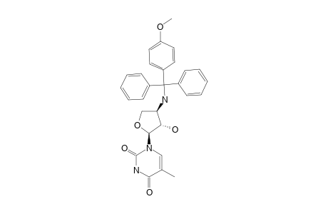 1-[3'-N-[BIS-(PHENYL)-(4-METHOXYPHENYL)-METHYL]-3'-DEOXY-ALPHA-L-THREO-FURANOSYL]-THYMINE