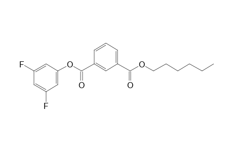 Isophthalic acid, 3,5-difluorophenyl hexyl ester