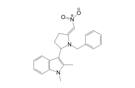 (E)-1-Benzyl-5-(1,2-dimethylindol-3-yl)-2-nitromethylenepyrrolidine