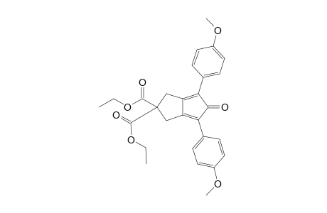 Diethyl 4,6-bis(4-methoxyphenyl)-5-oxo-3,5-dihydropentalene-2,2(1H)-dicarboxylate