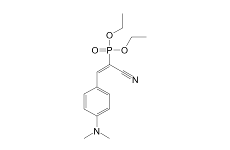 Diethyl (Z)-1-cyano-2-[4-(dimethylamino)phenyl]ethenylphosphonate