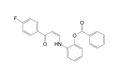 cis-4'-fluoro-3-(o-hydroxyanilino)acrylophenone, benzoate (ester)
