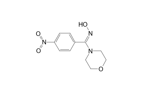 Methanone, 4-nitrophenyl-morpholino-, oxime
