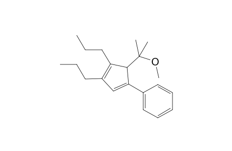 5-(2-Methoxypropan-2-yl)-1-phenyl-3,4-dipropyl-cyclopenta-1,3-diene