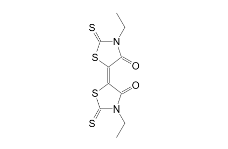5,5'-Bis(thiazolidine)-4,4'-dione, 3,3'-diethyl-2,2'-dithioxo-