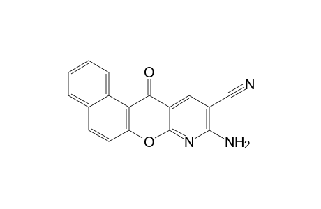 9-Amino-12-oxo-12H-benzo[5,6]chromeno[2,3-b]pyridine-10-carbonitrile