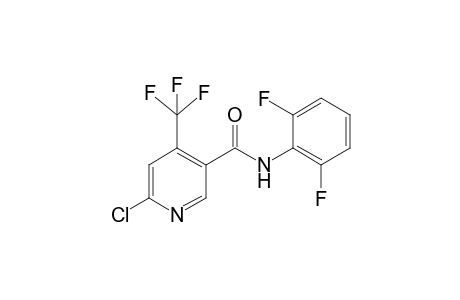 Pyridine-3-carboxamide, 6-chloro-4-trifluoromethyl-N-(2,6-difluorophenyl)-