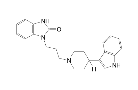 1-{3-[4-(indol-3-yl)piperidino]propyl}-2-benzimidazolinone
