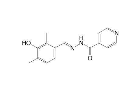 isonicotinic acid, (2,4-dimethyl-3-hydroxybenzylidene)hydrazide