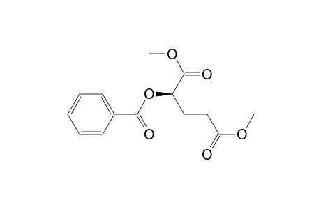 Pentanedioic acid, 2-(benzoyloxy)-, dimethyl ester, (.+-.)-