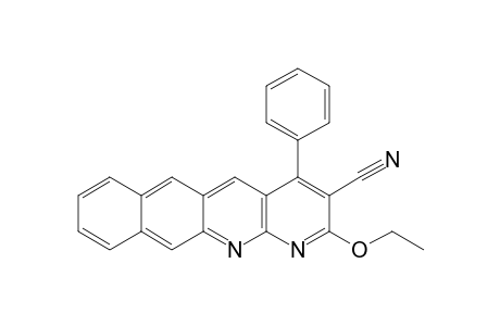 3-Cyano-2-ethoxy-4-phenylanthra[2,3-b]-1,8-naphthyridine