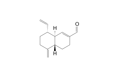 3,4,4a,.beta.,5,6,7,8,8a.alpha.-Octahydro-5-methylene-8.alpha.vinylnaphthalene-2-carbaldehyde