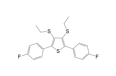 3,4-Bis(ethylthio)-2,5-bis(4-fluorophenyl)thiophene