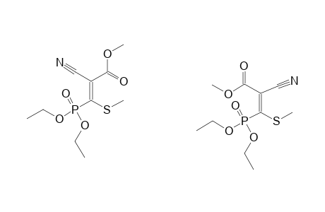 METHYL-2-CYANO-3-METHYLTHIO-3-(DIETHOXYPHOSPHONYL)-ACRYLATE