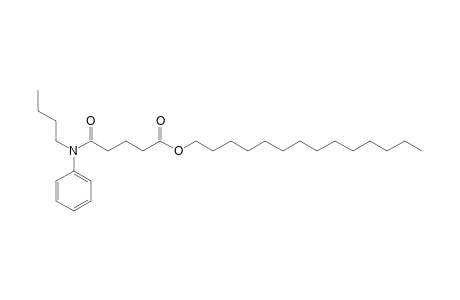 Glutaric acid, monoamide, N-butyl-N-phenyl-, tetradecyl ester