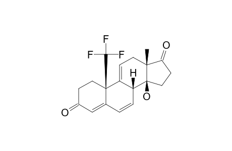 19,19,19-trifluoro-14-.beta.-hydroxyandrosta-4,6,9(11)-triene-3,17-dione