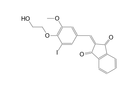 2-[4-(2-hydroxyethoxy)-3-iodo-5-methoxybenzylidene]-1H-indene-1,3(2H)-dione