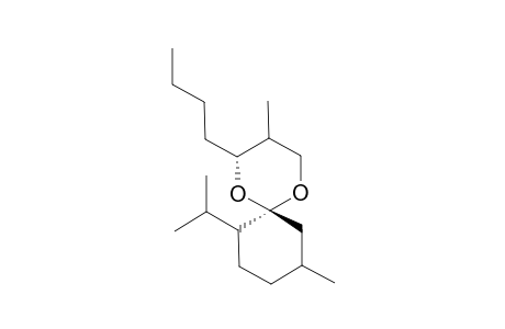 6-Butyl-5,3'-dimethyl-6'-isopropyl-spiro[1,3-Dioxacyclohexane-2,1'-cyclohexane] isomer