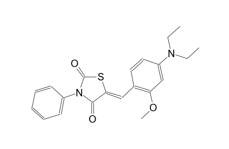 (5Z)-5-[4-(diethylamino)-2-methoxybenzylidene]-3-phenyl-1,3-thiazolidine-2,4-dione