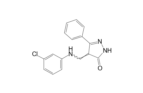 4-[(m-chloroanilino)methylene]-3-phenyl-2-pyrazolin-5-one