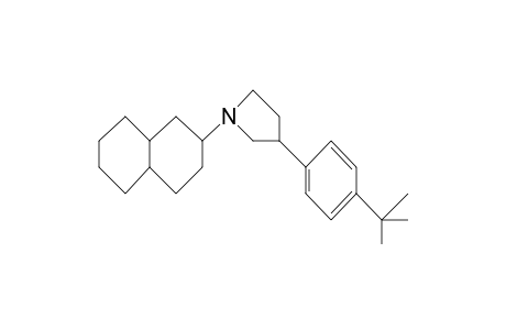 Pyrrolidine, 1-(decahydro-2-naphthalenyl)-3-[4-(1,1-dimethylethyl)phenyl]-