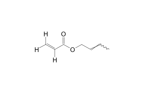 acrylic acid, 2-butenyl ester
